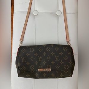 Faux Designer Crossbody Bag